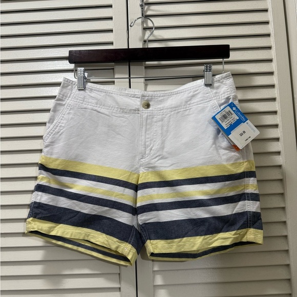 Columbia Women's Solar Fade Short, Collegiate Navy Stripe - Picture 4 of 7